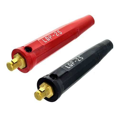 NLC 05289 Connector Set, Male, Model Compatibility: LDP-25M, Black/Red