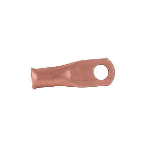 NLC 07030 Welding Cable Lug, 3/0 to 4/0 AWG Cable, 17/32 in Stud, 1 Bolt Holes, Copper