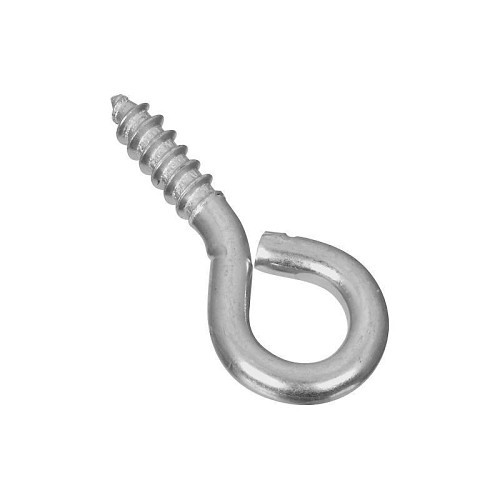 National Manufacturing National Hardware® 7155328 Screw Eye, 1.32 in Length, 0.31 in Width, 0.56 in Thread Length, 0.14 in Eye ID, Steel