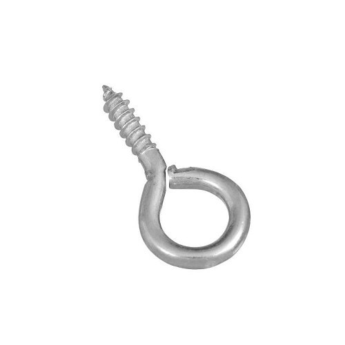 National Manufacturing National Hardware® 7155369 Screw Eye, 1.38 in Length, 0.41 in Width, 0.56 in Thread Length, 0.14 in Eye ID, Steel