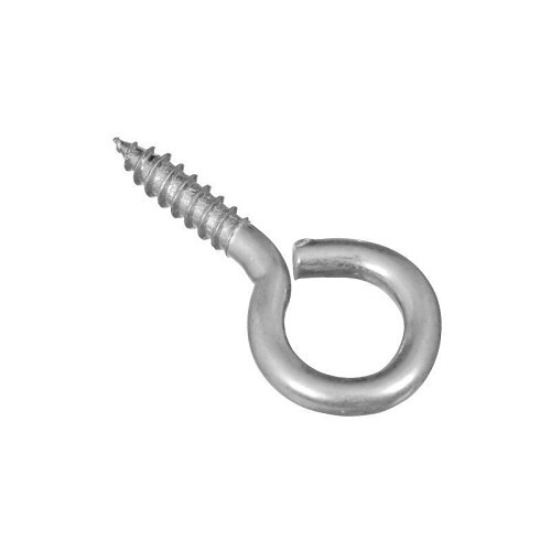 National Manufacturing National Hardware® 7155419 Screw Eye, 1.62 in Length, 0.47 in Width, 0.69 in Thread Length, 0.16 in Eye ID, Steel