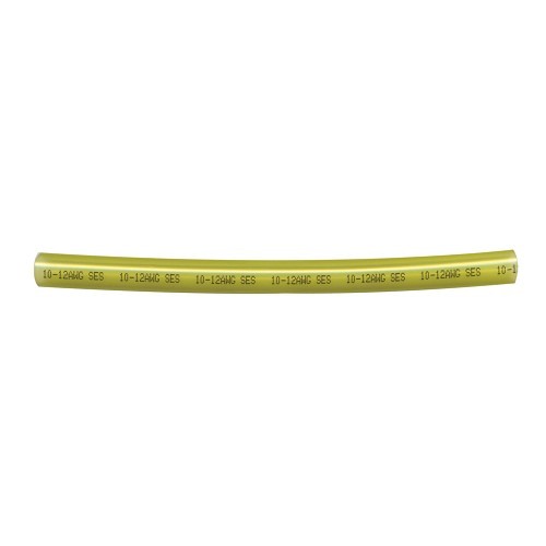 National Standard Parts HST306Y-6 Heat Shrink Tube, 0.36 in Inner Dia Expanded, 0.1 in Inner Dia Recovered, 0.06 in Wall Thickness Recovered, 6 in Length, Polyolefin, Tinted Yellow