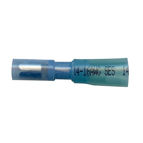 National Standard Parts NSPA KS7-14-15F Bullet Crimp Terminal, 16 to 14 AWG Conductor, Female Conductor, Polyolefin, Blue