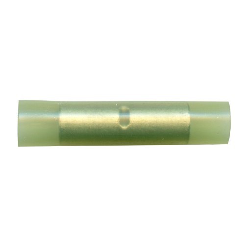 National Standard Parts NSPA WTN-5-10 Butt Splice, 12 to 10 AWG Conductor, Seamless Barrel, Nylon, Yellow