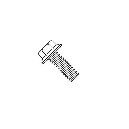 National Threaded Fasteners 31C300SFS5Z Flange Bolt, Imperial, 5/16 in-18 Diameter - Thread Size, 3 in Length Under Head, Grade 5, Zinc Plated Finish