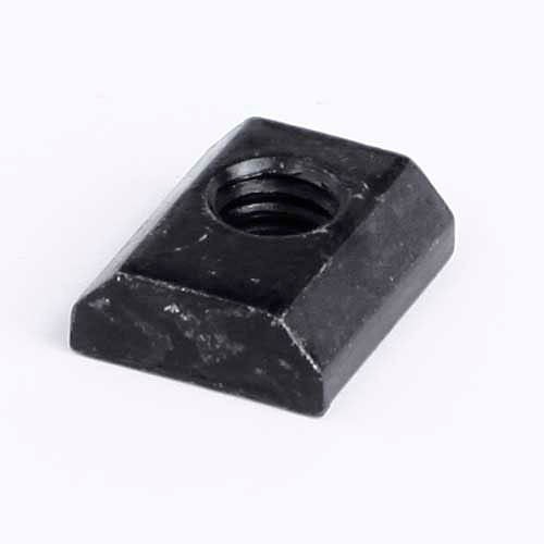 T-Nut, Slide-In, 5/16-18 in, Black Zinc Plated