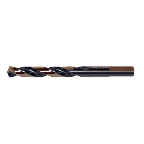 Nitro® 350N107 Mechanics Drill, 7/64 in Drill - Fraction, High Speed Steel, Black Oxide and Gold