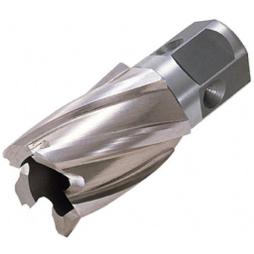 Nitto Kohki TK00584-0 Annular Hole Cutter, 11/16 in Cutter Diameter, 1 in Cutting Depth, High Speed Steel, Side Lock Shank