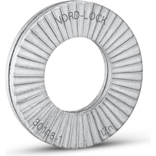 Nord-Lock 2705 Lock Washer, SAE, 5/8 in Nominal, Steel, Delta Protect, 0.67 in Inside Dia, 1.008 in Outside Dia, 0.13 in Thickness