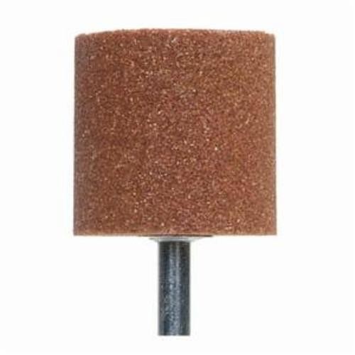 Norton® Gemini® 61463624588 38A Mounted Point, W238 Cylindrical Point, 1-1/2 in Dia x 1-1/2 in L Head, 1/4 in Dia Shank