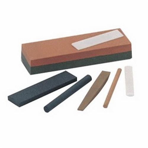 Norton® Crystolon® 61463685500 Single Grit Abrasive Benchstone, 6 in L x 2 in W x 1 in H, 2 in Dia, 280 Grit