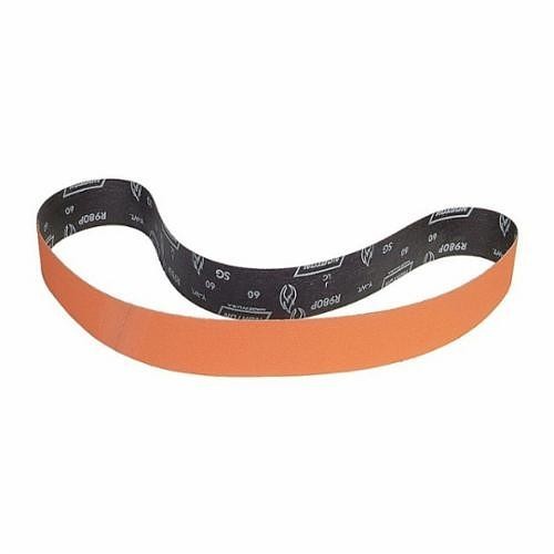 Norton® Blaze® 69957398025 R980P File Portable Coated Abrasive Belt, 1/2 in W x 24 in L, 60 Grit, Coarse Grade, Ceramic Alumina Abrasive, Polyester Backing