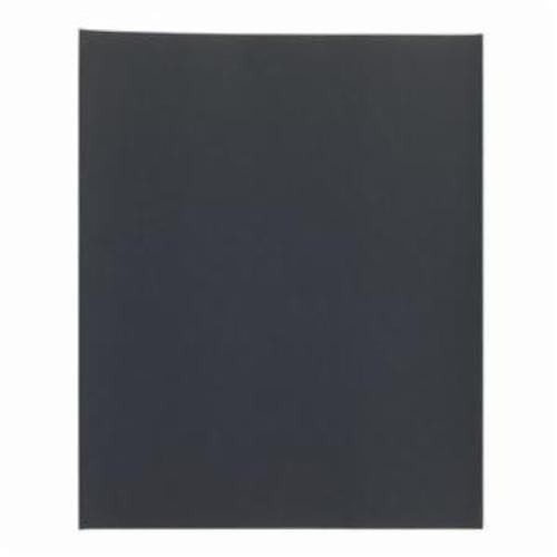 Norton® Black Ice™ 66261139384 T214 Coated Sandpaper Sheet, 11 in L x 9 in W, P500 Grit, Super Fine Grade, Aluminum Oxide Abrasive, Paper Backing