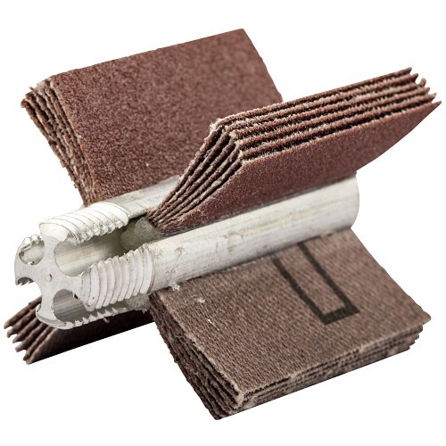 Norton Saint Gobain Norton® 08834154129 Flap Disc, 1-1/2 in ID x 5-1/2 in OD Disc Dia, 120 Grit, Medium Grade, Aluminum Oxide Abrasive