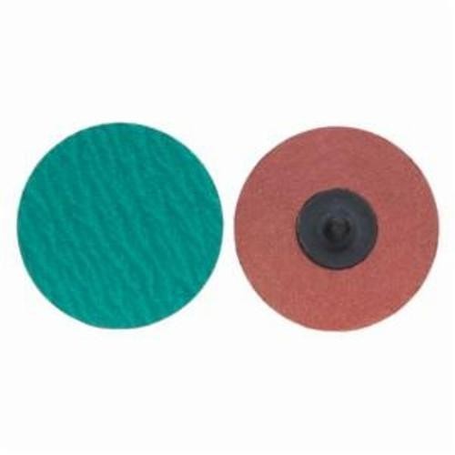Norton Saint Gobain Merit® 08834167111 Quick-Change Disc, 2 in Disc Dia, 80 Grit, Coarse Grade, Zirconia Alumina Abrasive, Type TR (Type III) Attachment