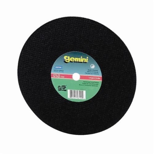 Norton Saint Gobain Gemini® 66253410184 Cut-Off Wheel, 16 in Wheel Dia, 5/32 in Wheel Thickness, 1 in Center Hole, 24 Grit, Aluminum Oxide Abrasive