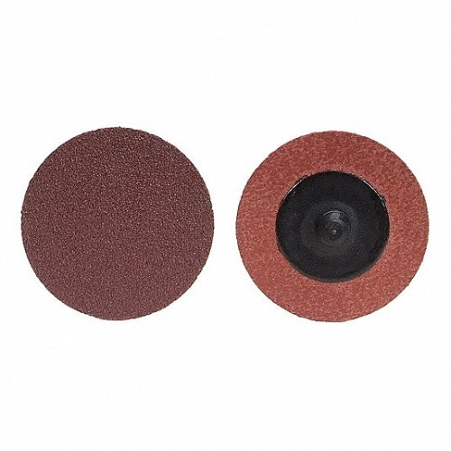 Norton Saint Gobain Merit® 69957399709 Quick-Change Disc, 2 in Disc Dia, 60 Grit, Coarse Grade, Aluminum Oxide Abrasive, Type TR (Type III) Attachment