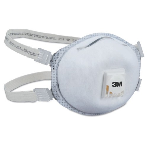 3M™ 142-8514 Pouring Respirator, Particulate Welding & Metal Pouring Respirator, One Size, Adjustable Buckle Strap Suspension, White