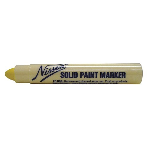 Nissen 00301 Paint Marker, 5/16 in Tip, Standard, Yellow