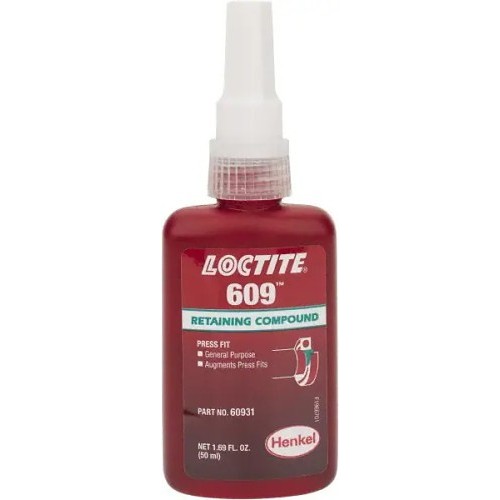 Henkel Loctite® 442-135512 General Purpose Retaining Compound, 50 mL, Bottle, Liquid, Green