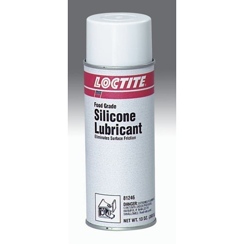 Silicone Lubricant, 13 oz Container, Aerosol Can Container, White, 400 deg F