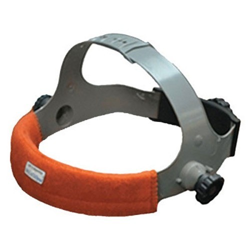 Hard Hat Sweatband, Universal, Orange, Fr Fleece Cotton