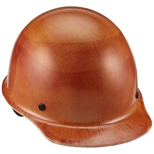MSA Safety Skullgard® 475405 Hard Hat, Large, Tan, Phenolic, Ratchet Suspension
