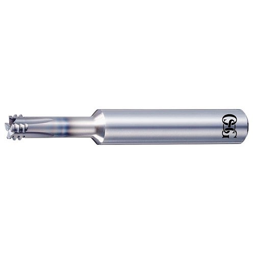 OSG A-Brand AT-2 1664500611 Straight Flute Thread Mill, 3/8-16 in, 3-1/2 in Overall Length, 4 Flutes, 3/8 in Shank Dia