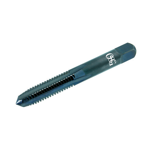 OSG 1971300 141 General Purpose Straight Flute Hand Tap, Right Hand Cutting, M8x1.25 Thread, D5 Thread Limit, Plug Chamfer, 4 Flutes, Bright, HSS