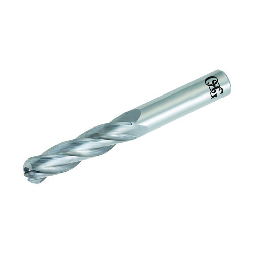OSG OSG 464-1250-BN11 Ball Nose End Mill, 1/8 in Cutting Dia, 3/4 in Maximum Depth of Cut, Carbide