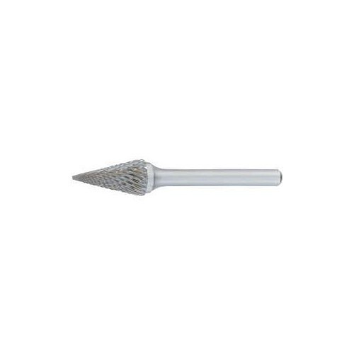 OSG 805-5000 Carbide Burr, Pointed Cone, SM-5, 1/2 in Head Dia, 7/8 in Length of Cut, 2 in Overall Length