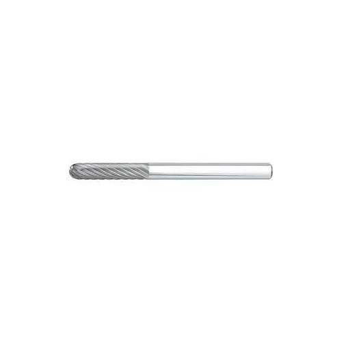 OSG 900-9004 Carbide Burr, Cylindrical Ball Nose, SC-42, 1/8 in Head Dia, 9/16 in Length of Cut, 1-1/2 in Overall Length