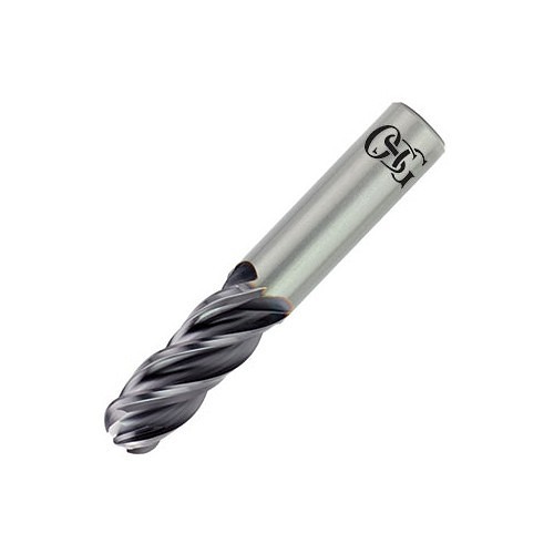 OSG HY-PRO® VG441-1010-BN Ball Nose End Mill, 1-1/4 in Cutting Dia, Right Hand Cutting, Solid Carbide Tipped