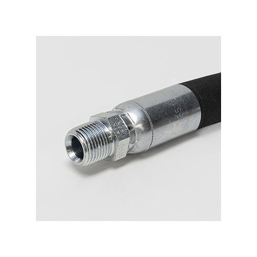 Hydraulic Hose End Fitting, 1/4 in Hose, 1/8-27 in, Male Pipe Rigid, 0.75 in, Steel