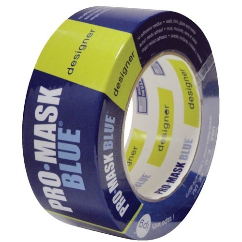 Masking Tape, 60 yd Length, 2 in Width, Blue