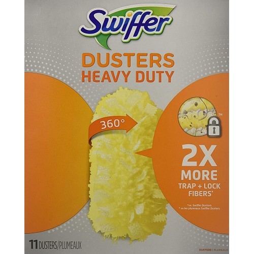 P&G Swiffer® 99035 Dusters Refill, 11.7 in Length, 9.9 in Width, Feather Head, Wood Handle