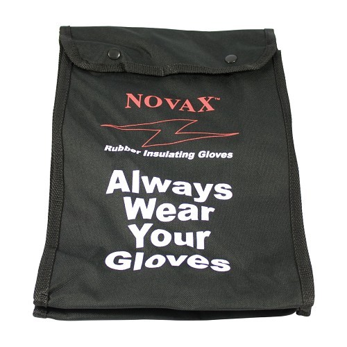 PIP® Novax® 148-2136 Electrical Gloves, Universal Size, Nylon, Black, 11 in Length, Snap Closure