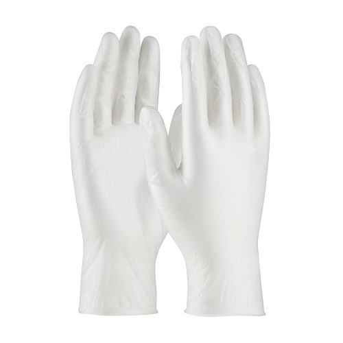 PIP® Ambi-dex® 64-V3000PF/L Disposable Gloves, Large, #9, Vinyl, Translucent White, 9.4 in L, Non-Powdered, 3 mil THK
