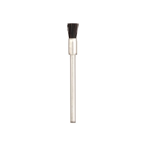 Paul H. Gesswein 1108640 End Brush, 5/32 in Brush Dia, Animal Hair Fill, 1/4 in Trim Length