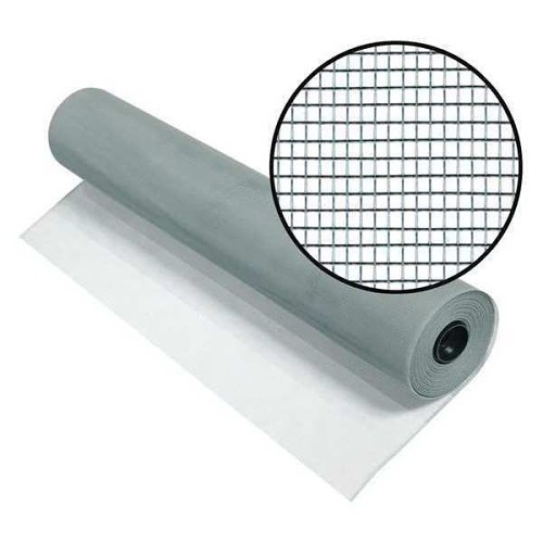 Phifer Incorporated Phifer® G4841405 Door and Window Screen, Galvanized Steel, 100 ft Length, 48 in Width, 0.009 in Wire Dia, 18 x 14 Mesh