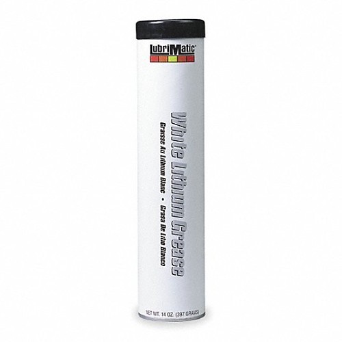 Plews-Lubrimatic 11354 Lithium Grease, 14 oz Container, Cartridge Container, Powder Form, White, 0 to 250 deg F