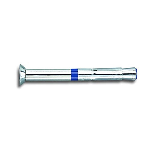 Sleeve Anchor, 3/8 in Diameter, Carbon Steel, Flat Head, 4 in Overall Length