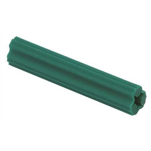 Drywall Anchor, 1/4 in Drill, #10-12 Screw, 1 in Overall Length, Plastic