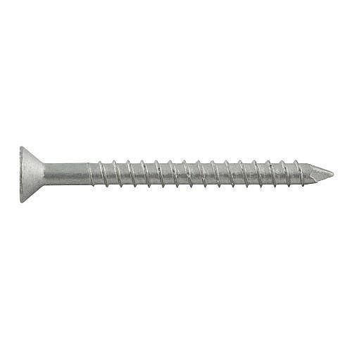 Powers® Fasteners DFM4EMF610 Screw Anchor, 3/16 in Dia, 1-1/4 in Overall Length, Philips Flat Head Drive, 410 Stainless Steel