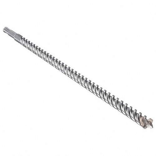 Powers® DW5472 Masonry Drill Bit, 5/8 in Diameter, 18 in Overall Length, High Impact Carbide Tipped, Uncoated Bright, 16 in Cutting Depth