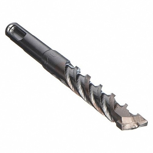 Powers® DW5517 Masonry Drill Bit, 1/4 in Diameter, 6 in Overall Length, High Impact Carbide Tipped, Uncoated Bright, 4 in Cutting Depth