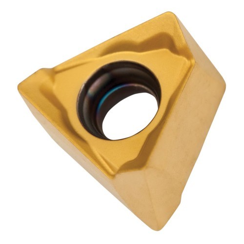 KORLOY 1-02-036434 Milling Insert, SPJ1 Insert, 22 mm Insert, Carbide, Triangle Shape, Material Grade: PC5300