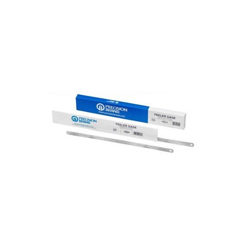 Precision Brand® Precision Brand® 19K1X Feeler Gauge, 1 Blades, 12 in Blade Length, 1/2 in Blade Width, 0.0015 in Blade Thickness, C1095 Spring Steel