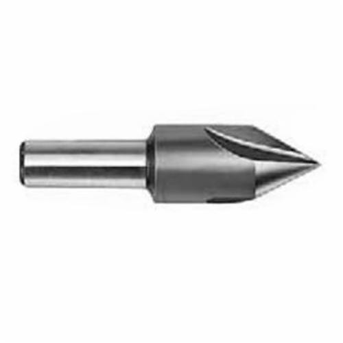 Union Butterfield® 6004990 4608 Single End Countersink, 3/4 in Dia Body, 1/2 in Dia Shank, 3 Flutes, 82 deg Included, HSS