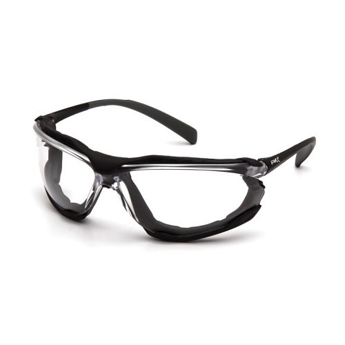 Pyramex® Proximity® SB9310STM Safety Glasses, H2MAX Anti-Fog/Anti-Scratch, Clear Lens, Black, Polycarbonate Lens, ANSI Z87.1, CAN/CSA Z94.3-15